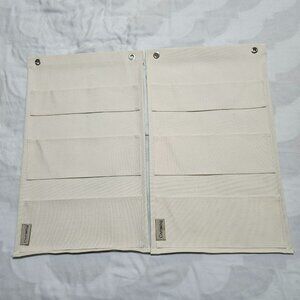 Caraway Pot Pan Lid Organizer Holder Beige Kitchen Storage Cookware Set of 2